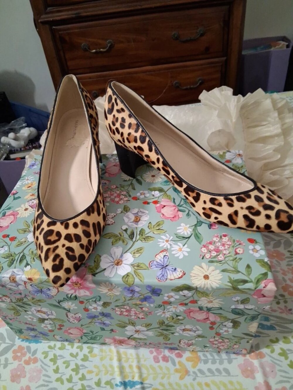 Marc Fisher Women's Cow Fur Pump
